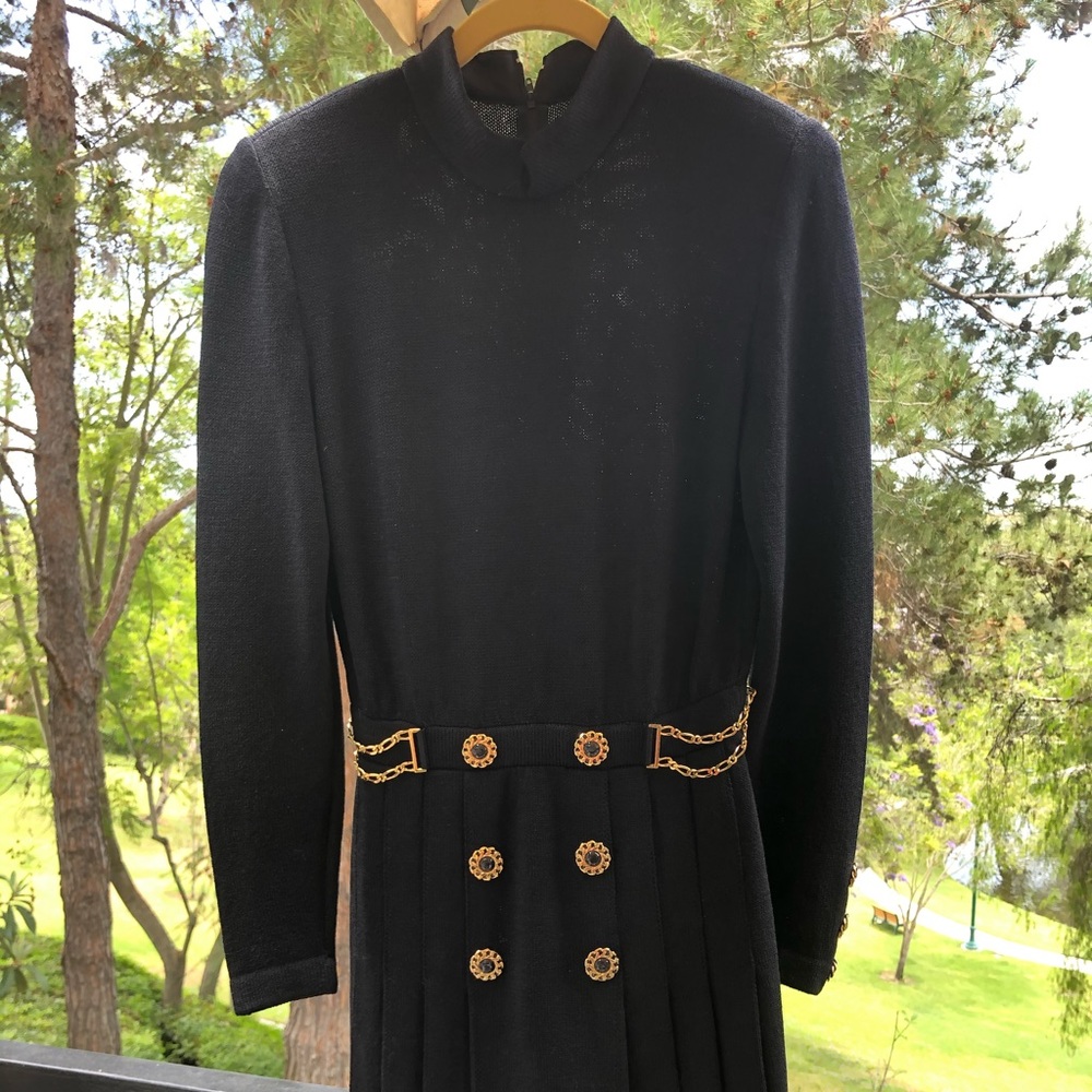 St. John’s black dress